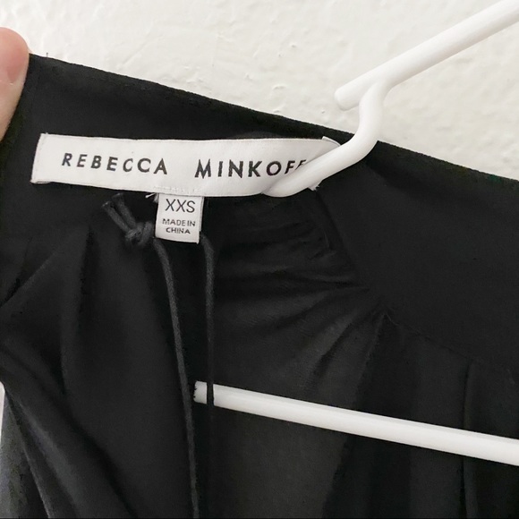 (NWT) Rebecca Minkoff | Zaykee Blouse Black Dress - Picture 8 of 12